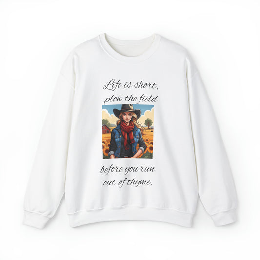 Life is Short Unisex Heavy Blend™ Crewneck Sweatshirt