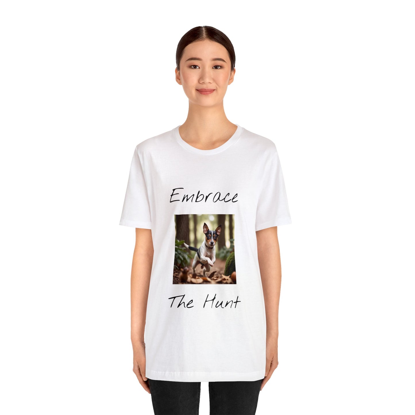 Embrace the Hunt Unisex Jersey Short Sleeve Tee