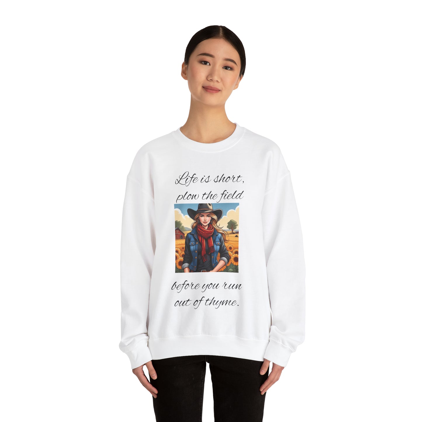 Life is Short Unisex Heavy Blend™ Crewneck Sweatshirt